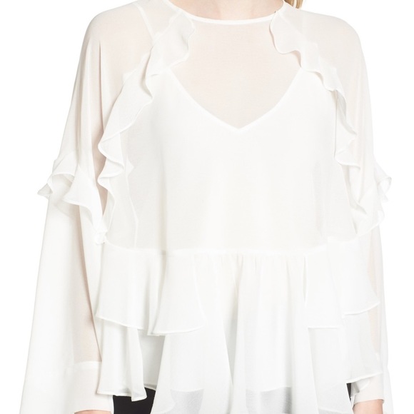 NWT Chelsea 28 ruffle top - Picture 1 of 3